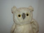 Hansa Moving Head Snowy Owl 17  Stuffed Animal Plush 2001