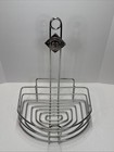 Tabasco Restaurant Metal Wire Basket Condiment Caddy Menu Holder 11 Inch Tall