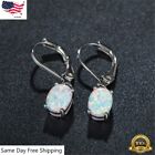 Fashion 925 Silver Dangle Drop Earrings Hook Women Turquoise Jewelry Ear Gifts
