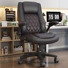 High Back Executive Swivel Office Chair Ergonomic Pu Leather Computer Desk Chair