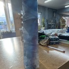 Blue purple Fluorite Crystal Healing Faceted Point Tower Crystal