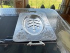 Vintage Mcm Hand Forged Everlast Metal Hammered Aluminum  Serving Tray