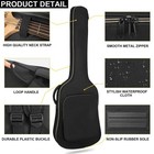 Letsrock Bass Guitar Case Bass Guitar Gig Bag 0 35 Inch Waterproof Thick Padding