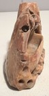Vintage Chinese Soapstone Carved Double Inkwell