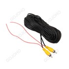 33ft Rca Reverse Rear View Backup Parking Camera Video Extension Cable Wire Cord