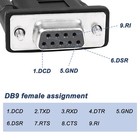 Meiriyfa Usb To Rs-232 Db9 Female Serial Adapter Cable  2 0 Male Black 