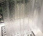 Shower Curtain Liner - Clear Shower Curtain Set With Hooks   72 x72 