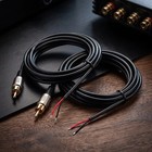 2-pack 10 Ft Rca Male Plug To Bare Wire Audio Speaker Subwoofer Hdtv Cable Cord