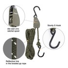 Reflective 14ft Ratcheting Tie Down Rope For Kayaks And Canoes - 500lb Capacity