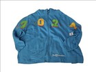 Disney Parks Womens 3x Disney World 2024 Figment  Tinkerbell Zip-up Hoodie Nwt