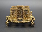 Vintage Matson Stylebuilt Gold Filligree Vanity Lipstick Holder