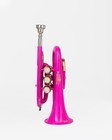 Pocket Trumpet Bb Pink Brass Gold Trim With Case-mouthpiece Sale Nice One