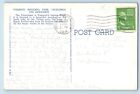 California Ca Postcard Yosemite National Park The Ahwahnee Hotel 1950