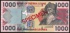 Sierra Leone - 2003 - 1000 Leones -  unc    co6065