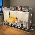 Dog Cage Crate Indoor Dog House Wire Dogs Kennel Pet Crate For Large medium Dog