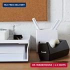 Scotch Desktop Tape Dispenser  Black  2 7 In  X 2 7 In  X 6 4 In   1 Tape Dispen