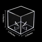 Baseball Display Case Uv Protected Acrylic Clear Baseball Holder Square Cube Bal