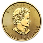 2018 Canada 1 2 Oz Gold Maple Leaf Bu