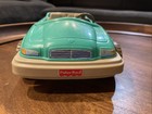 Vintage 1997 Fisher Price Loving Family Dollhouse Green Sports Car Convertible