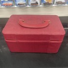 Vintage Hard Make Up Cosmetic Train Box Travel Luggage Case Est  e Lauder 