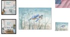 Canvas Wall Art Blue Turtle Sea Decor 36x24 Inch Coastal Painting