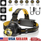 990000lm Led Headlamp Rechargeable Headlight Zoomable Head Torch Lamp Flashlight