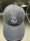 New With Tag Real Madrid Denim Adjustable Soccer Dad Hat Cap Navy Adult