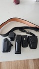 Police Security Dutyman Belt With Handcuffs  Multi Tool  Spray    Holsters