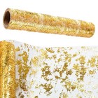 Gold Glitter Table Runner 11 Inch X 49 Feet Wedding Birthday Party Decor