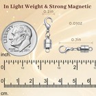 12pcs Magnetic Necklace Clasps And Jewelry For Gold silver