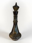 Vtg 1964 I Dream Of Jeannie Jim Beam Smoky Green Crystal Genie Bottle Decanter