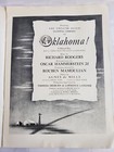 Vintage Oklahomea Musical Play Program Guide Book Retro Theatre Booklet Souvenir