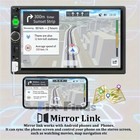 Double Din 7  Car Stereo Radio With Touch Screen Gps Navigation Bluetooth New