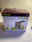 Beaba Babycook Pro Baby Food Maker Steamer Green Cooker Blender Used With Box