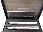 Porsche Design Faber-castell Ballpoint Pen   Mechanical Pencil In Case With Car