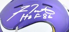 Fran Tarkenton Signed Minnesota Vikings Speed Mini Helmet W hof - Beckett W Holo
