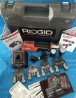     very Good     Ridgid Rp 241 Compact Propress Tool W  Jaws Case   Batt     tested    