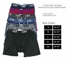 Lot 3 Or 6 Mens Performance Sports Boxer Briefs Underwear Compression Pack Short