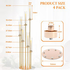 4pcs Floor Candelabra 46 5   For Wedding Gold Candle Holders Decor Tall Metal