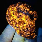 1x Natural Flame s Stone Yooperlite Skull Quartz Crystal Carved Skull Healing 2 