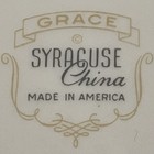 Syracuse China Grace 20pc Platinum   Gold Dinnerware For 4 1963-1970 Made In Usa