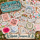 Christian Bible Verse Sticker Floral Inspirational Decal Faith Galatians 2 20