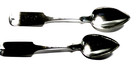 Antique American Premium Coin Silver 2 Spoons By R s  Knight   Co   Circa 1850 s