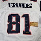 Aaron Hernandez Signed New England Patriots Jersey Autographed Coa  81