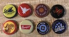 Beer Bottle Cap Lot Of 8 Different Shock Top Shiner Bock Others