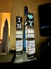 World Trade Center Twin Towers Ver 3 Model 9 11 Lighted Lamp Translight Prints Y