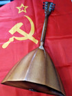 Vintage Soviet 6-string Balalaika - Rare Folk Musical Instrument Ussr