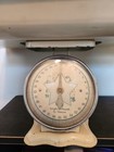1970 s Vintage 30lb Baby Scale Great Graphics Ducks Rabbits Nursery Decor