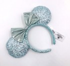 Disney Parks Blue Frozen Arendelle Aqua Minnie Ears Mickey Mouse Headband