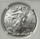 2017 Silver Eagle Ngc Ms70 First Day Of Issue John Mercanti Signed